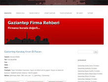 Tablet Screenshot of gaziantepfirmarehberi.com